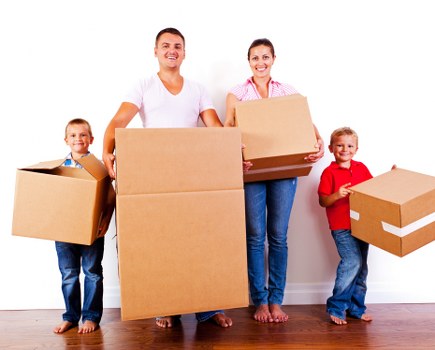 Removals van helping with a local move in South Hackney