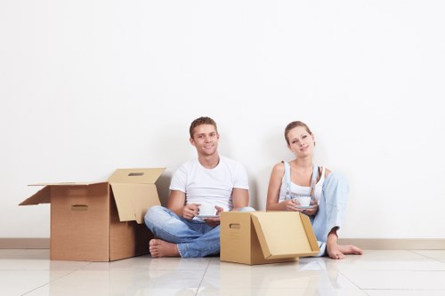 Commercial removals preparation for office relocation in South Hackney