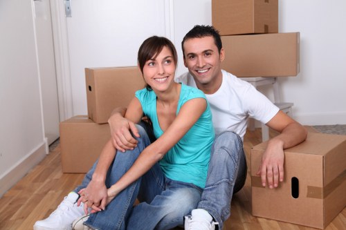 Professional packing materials prepared for a local move