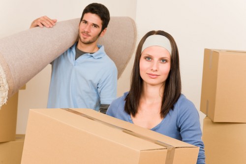 Packing boxes and moving supplies for a South Hackney relocation